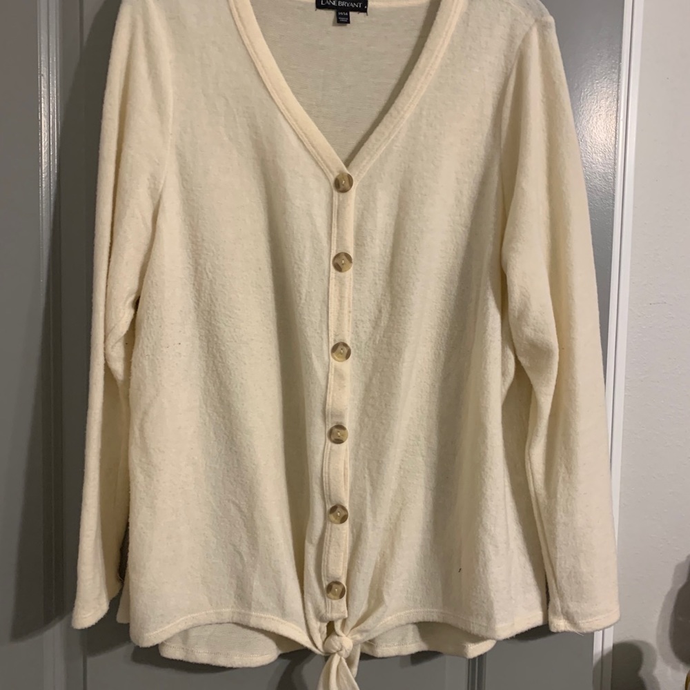 button up sweater